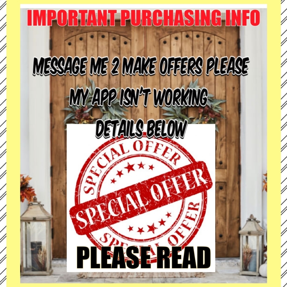 # Trying 2 accept offers- Info below